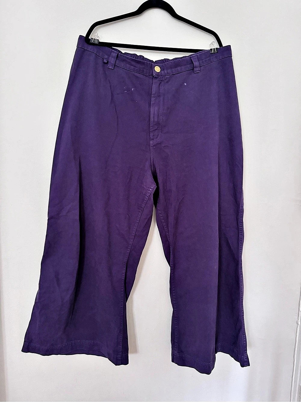 Big Bud Press Bell Bottoms Pants Purple 2XL